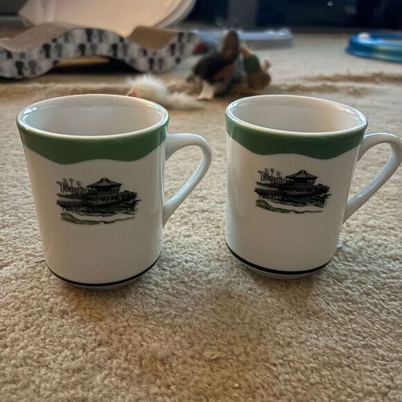 2 Tony’s On The Pier Redondo Beach Jackson China Coffee Mugs - Picture 1 of 10